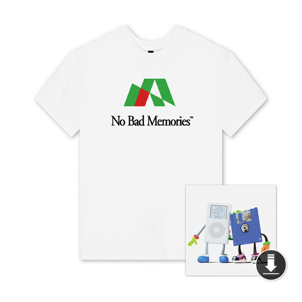 'No Bad Memories' White T-shirt + Digital Album