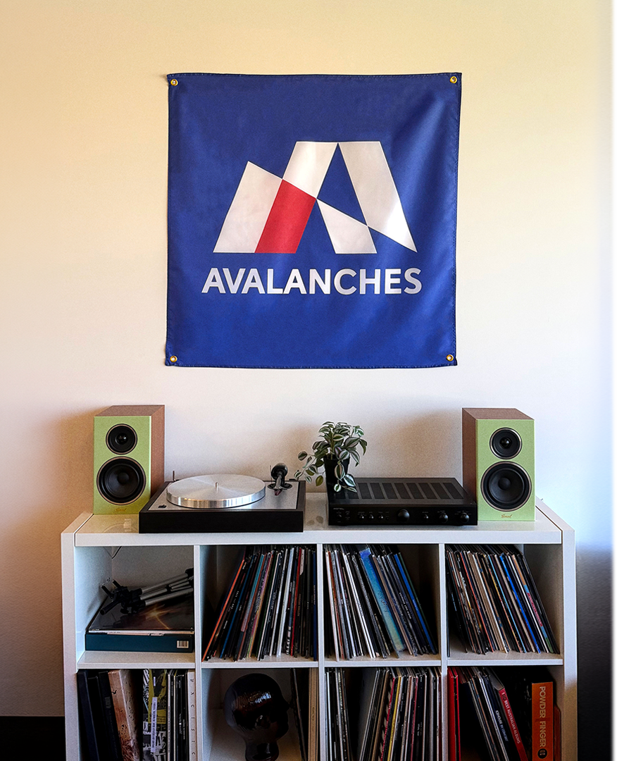 Avalanches Blue Flag
