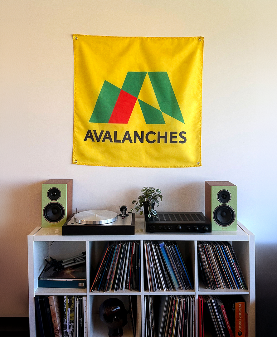 Avalanches Yellow Flag Wall